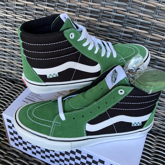 Vans Skate Sk8-Hi Juniper/Black MENS - Picture 11 of 16